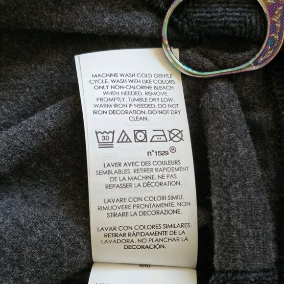 Polo Ralph Lauren Polo Sweater Mens XL Gray LS 1/4 Zip Mock Neck Classic Preppy - Picture 15 of 16